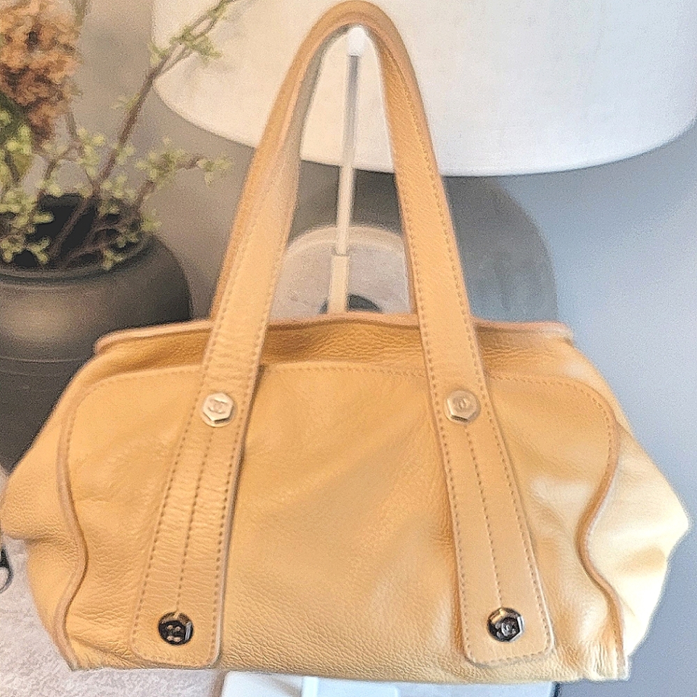 Chanel Bolt Bowler Calfskin Leather Bag